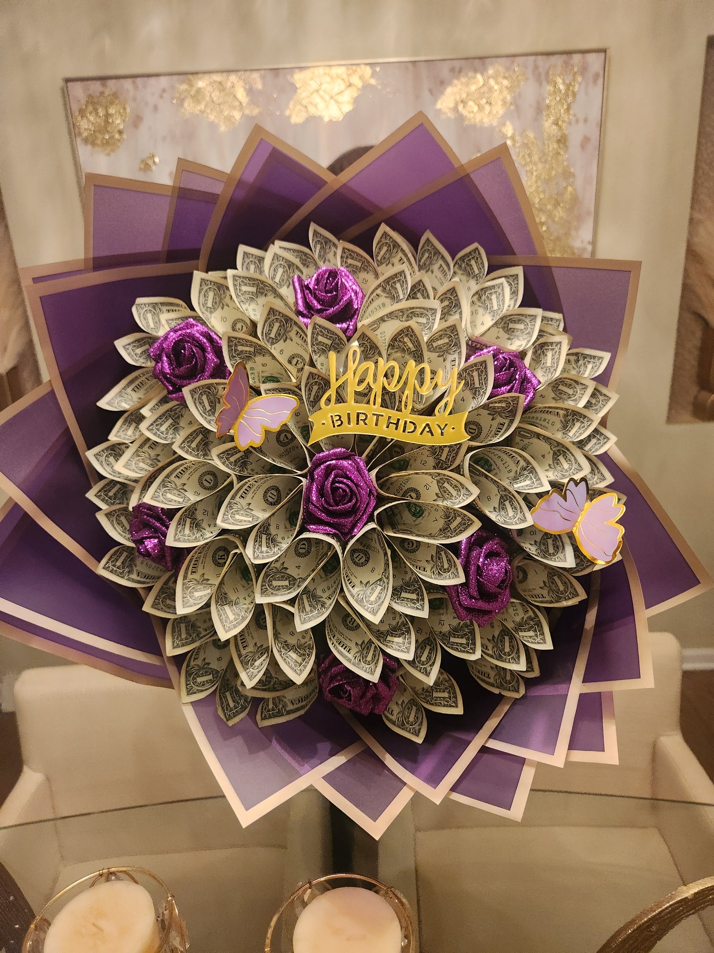 $50 Money Bouquet (MONEY IS INCLUDED WITH THE TOTAL PRICE)