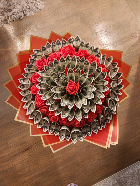 $100 Money Bouquet(MONEY IS INCLUDED WITH THE TOTAL PRICE)