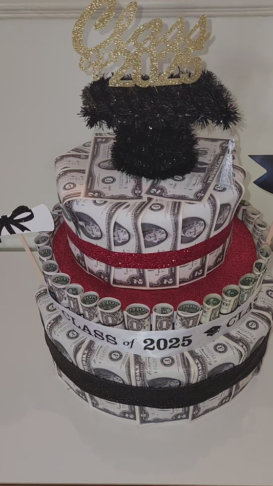 $500 3 tier money cake (THE CASH AMOUNT IS INCLUDED IN PRICE)